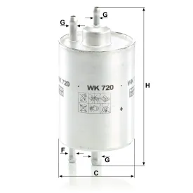 WK 720 Yakıt Filtresi