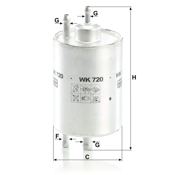 WK720 Yakıt Filtresi