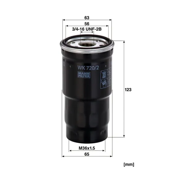 WK 720/2 X Yakıt Filtresi