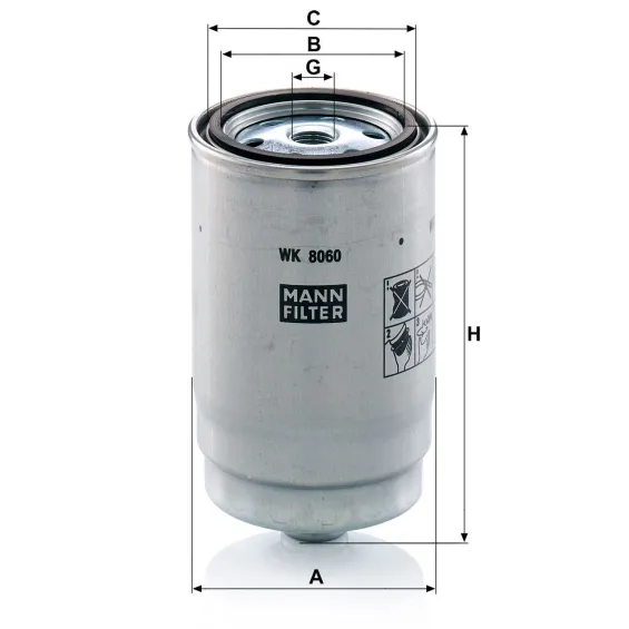 WK 8060 z Yakıt Filtresi