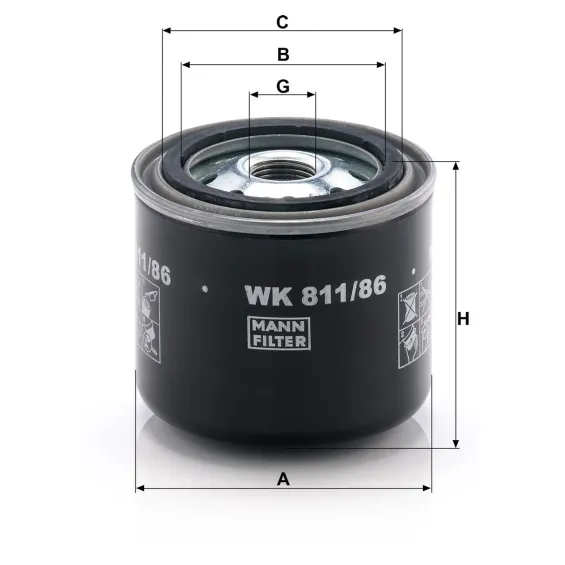 WK 811/86 Yakıt Filtresi
