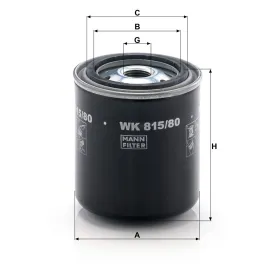 WK815/80 Yakıt Filtresi