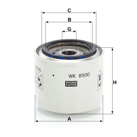 WK 8500 Yakıt Filtresi