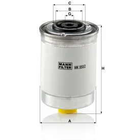 WK 850/2 Yakıt Filtresi