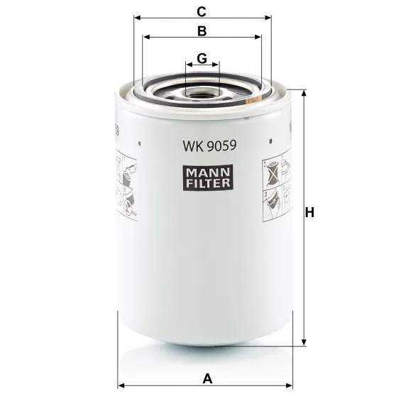 WK 9059 Yakıt Filtresi