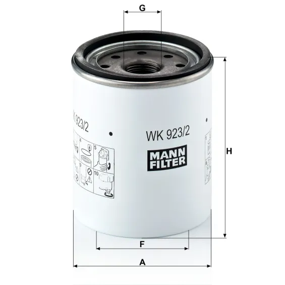 WK 923/2 x Yakıt Filtresi