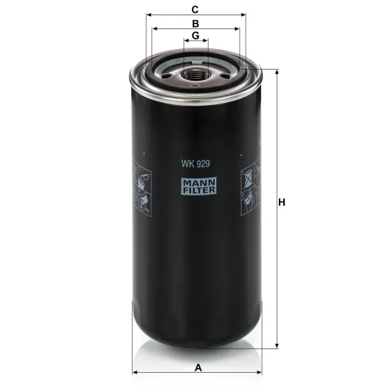 WK 929 x Yakıt Filtresi