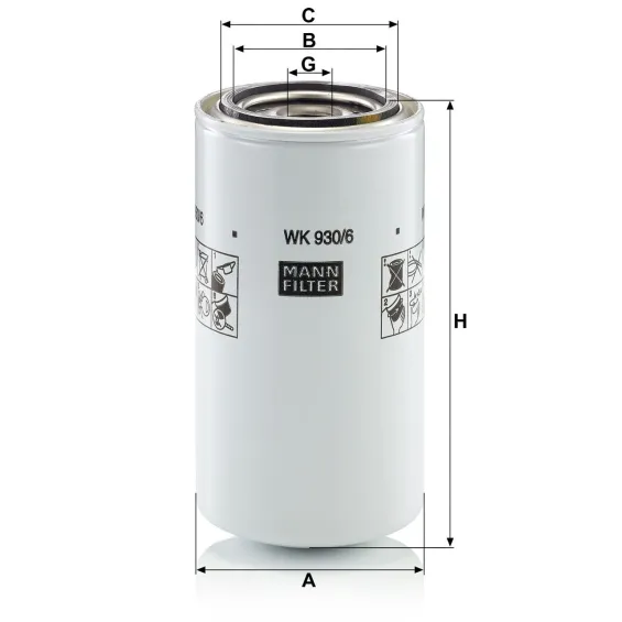 WK 930/6 x Yakıt Filtresi