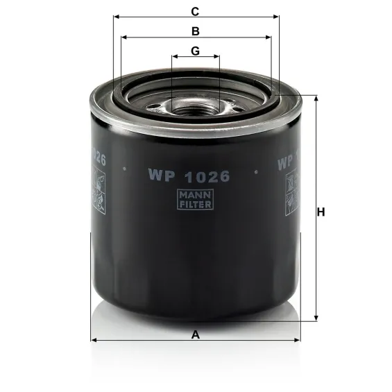 WP 1026 Yağ Filtresi