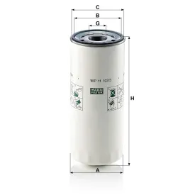 WP 11 102/3 Yağ Filtresi