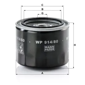 WP 914/80 Yağ Filtresi