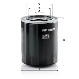 WP928/81 Yağ Filtresi